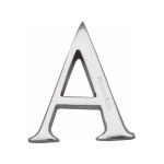 Heritage Brass Letter A  - Pin Fix 51mm